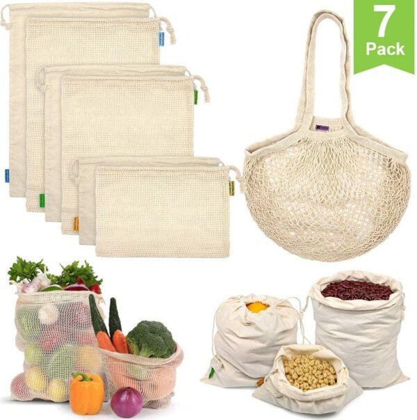 Reusable Produce Bags (7 Pack)